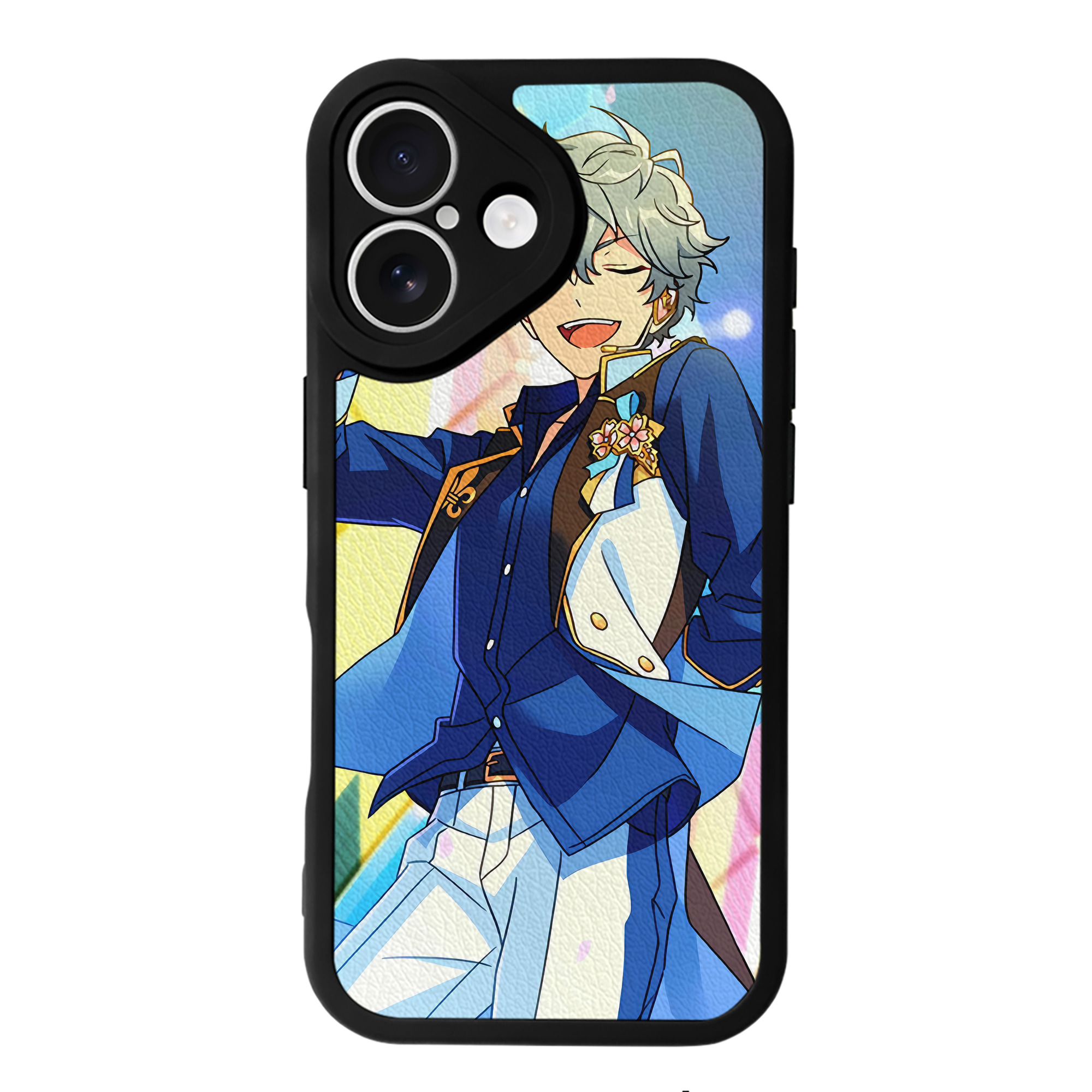 （画像用） あんさんぶるスターズ! Ensemble Stars 【iPhone 16シリーズ対応】シリコンスマホケース（レザー調） 材質：シリコン